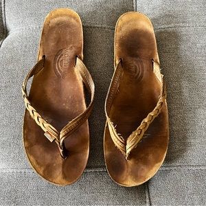 Rainbow Flirty Braidy Single Layer 1/2” Narrow Strap w/ Braid